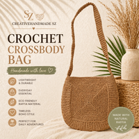Bolso cruzado de ganchillo