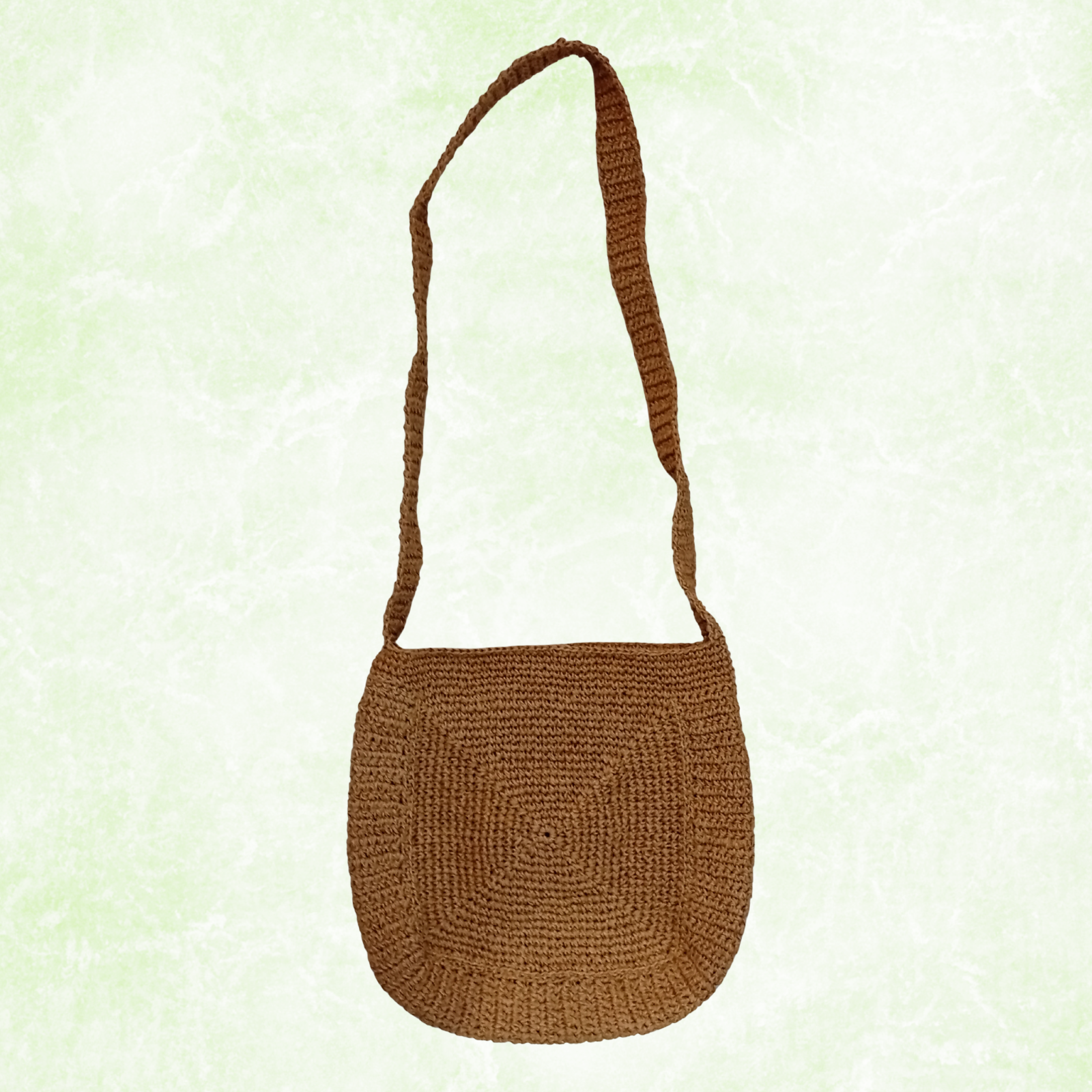 Crochet Crossbody Bag Boho Raffia Shoulder Bag Handmade Summer Tote Minimalist Woven Bag Beach Purse Women Gift-2