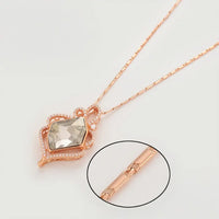MALIN Collier Plaquée Or Rose 14K-2