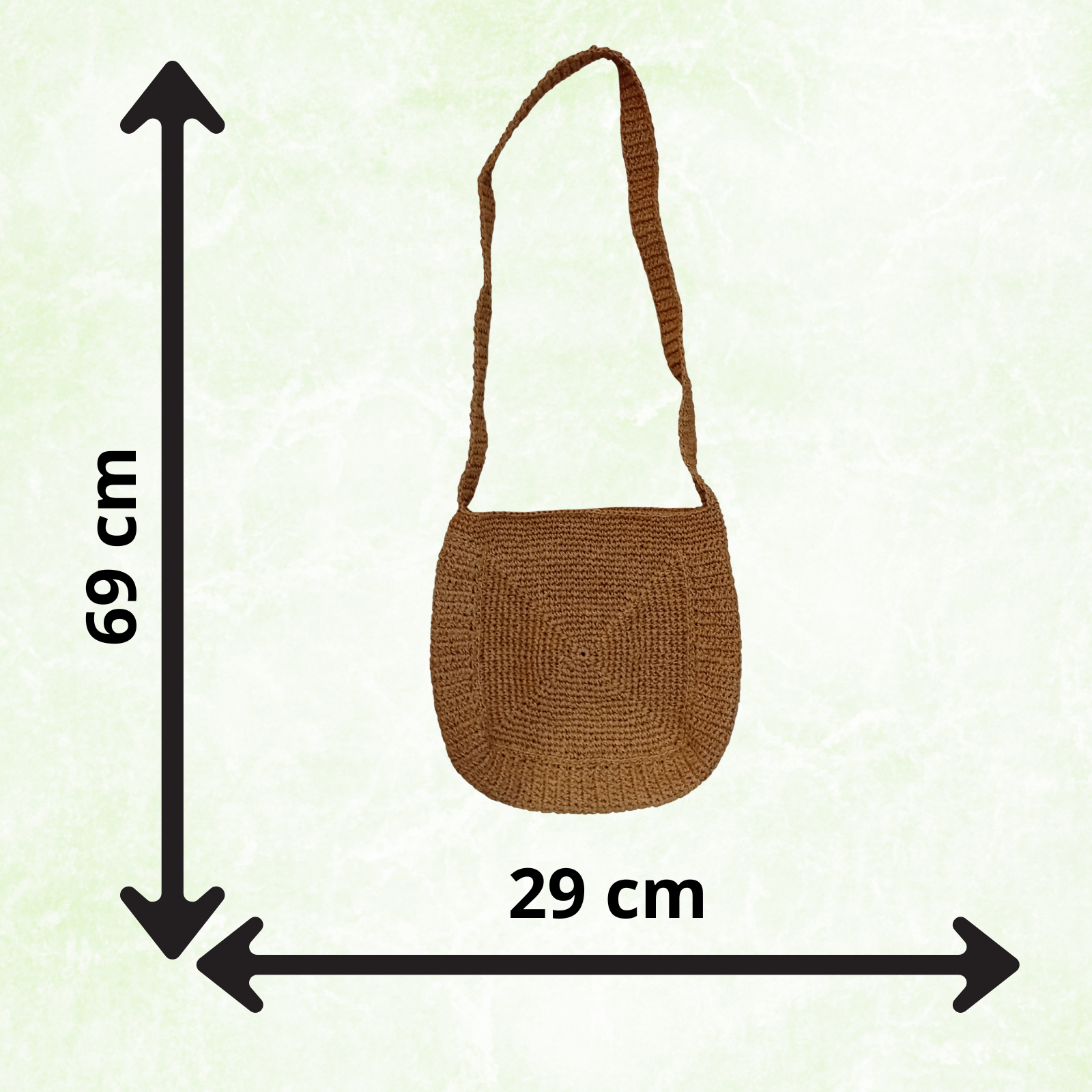 Crochet Crossbody Bag Boho Raffia Shoulder Bag Handmade Summer Tote Minimalist Woven Bag Beach Purse Women Gift-4