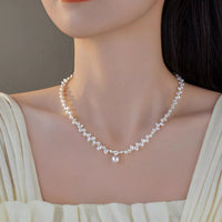 Irregular Freshwater Pearl Pendant Necklace