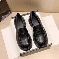 Round Toe Platform Loafers