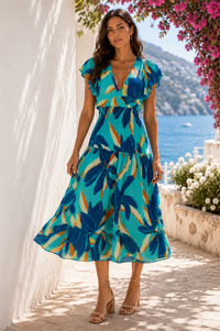 Sunshine Bohemian Midi Dress