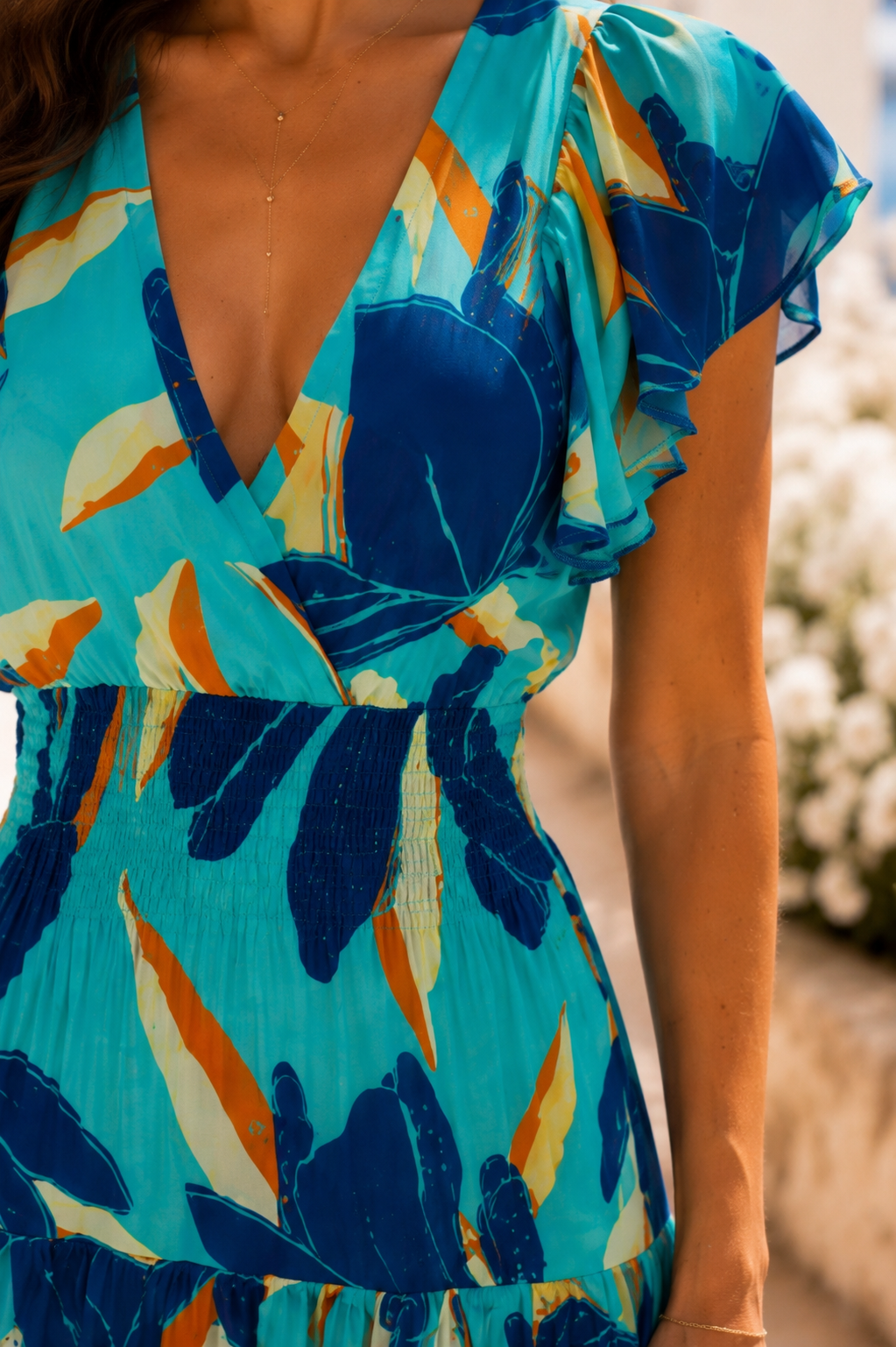 Sunshine Bohemian Midi Dress