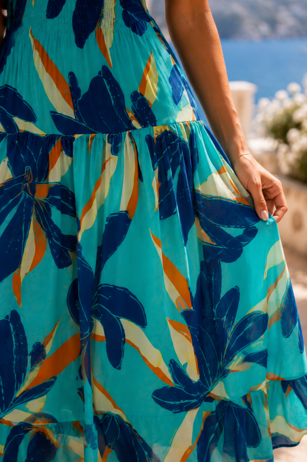 Sunshine Bohemian Midi Dress