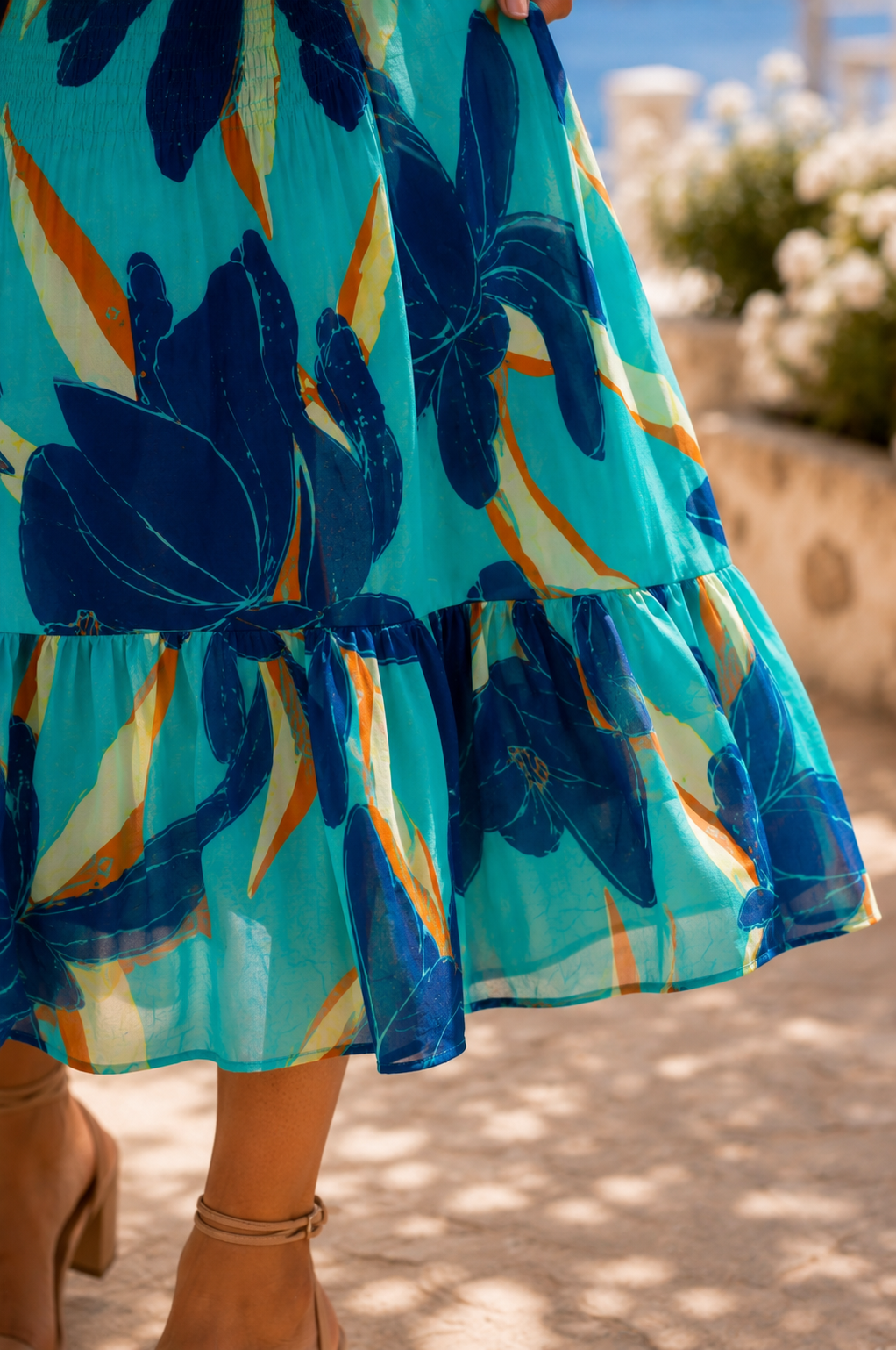 Sunshine Bohemian Midi Dress