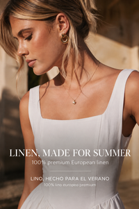 Portofino Linen Fit-And-Flare Mini Dress