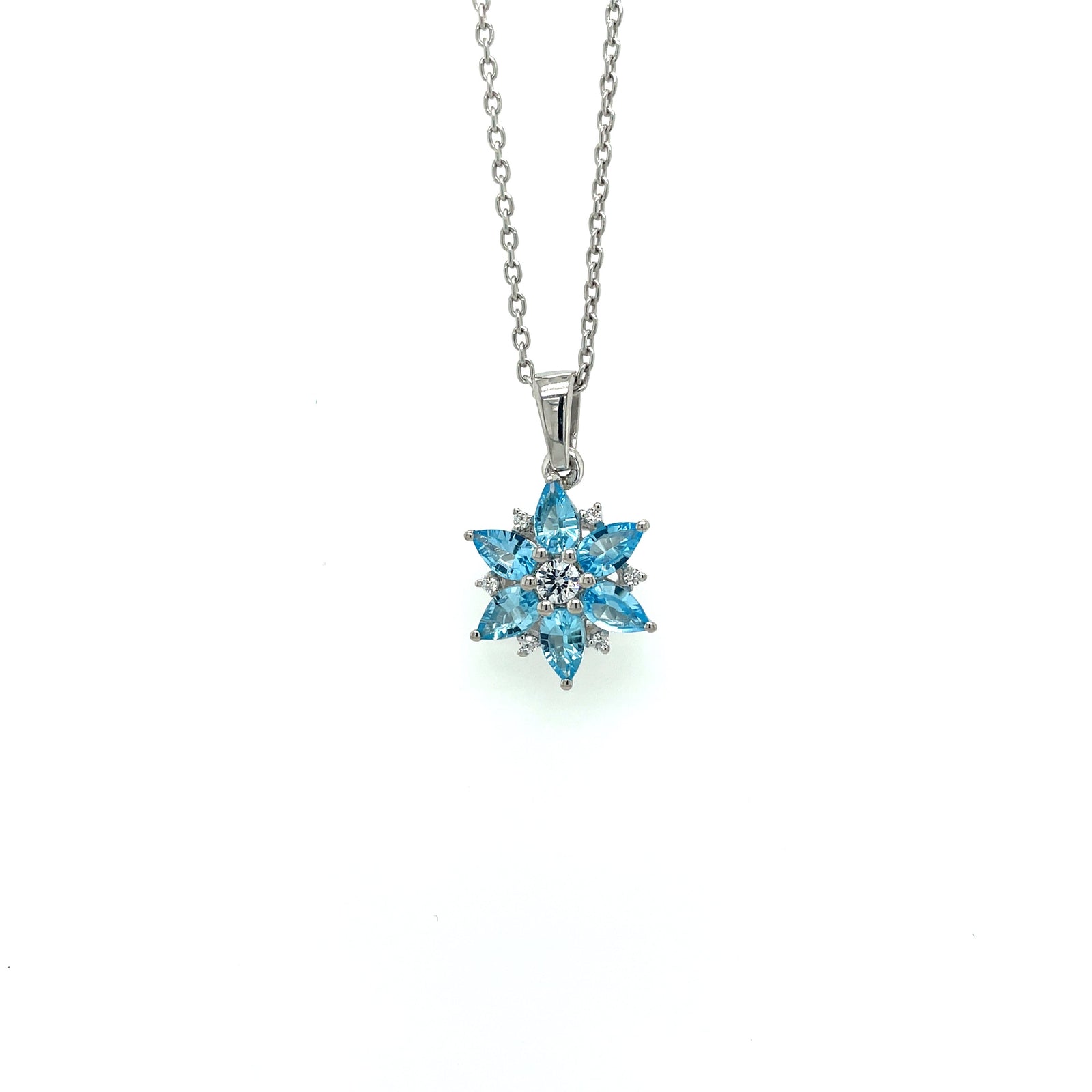 Citrine Pendant In .925 Sterling Silver - KSP 35147-1