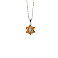 Citrine Pendant In .925 Sterling Silver - KSP 35147