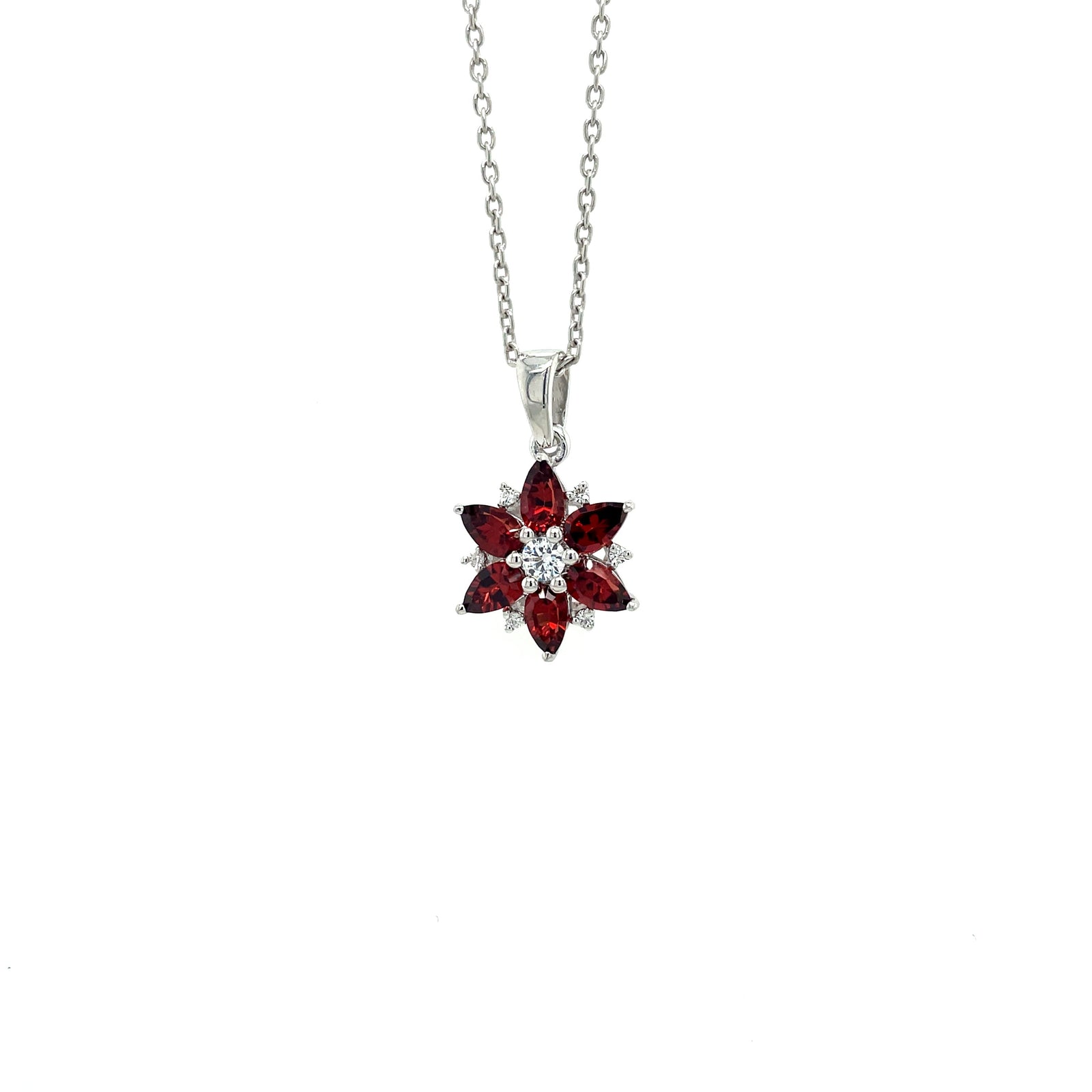 Citrine Pendant In .925 Sterling Silver - KSP 35147-2