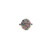 Multi Tourmaline Ring in .925 Sterling Silver - KSR 11711