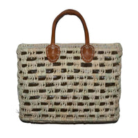 Raffia Shopper Handbag