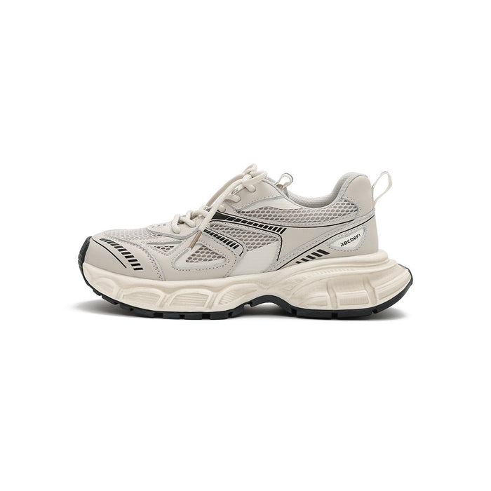 Women's Chunky Streetstyle Platform Sneakers – Technical Mesh-0
