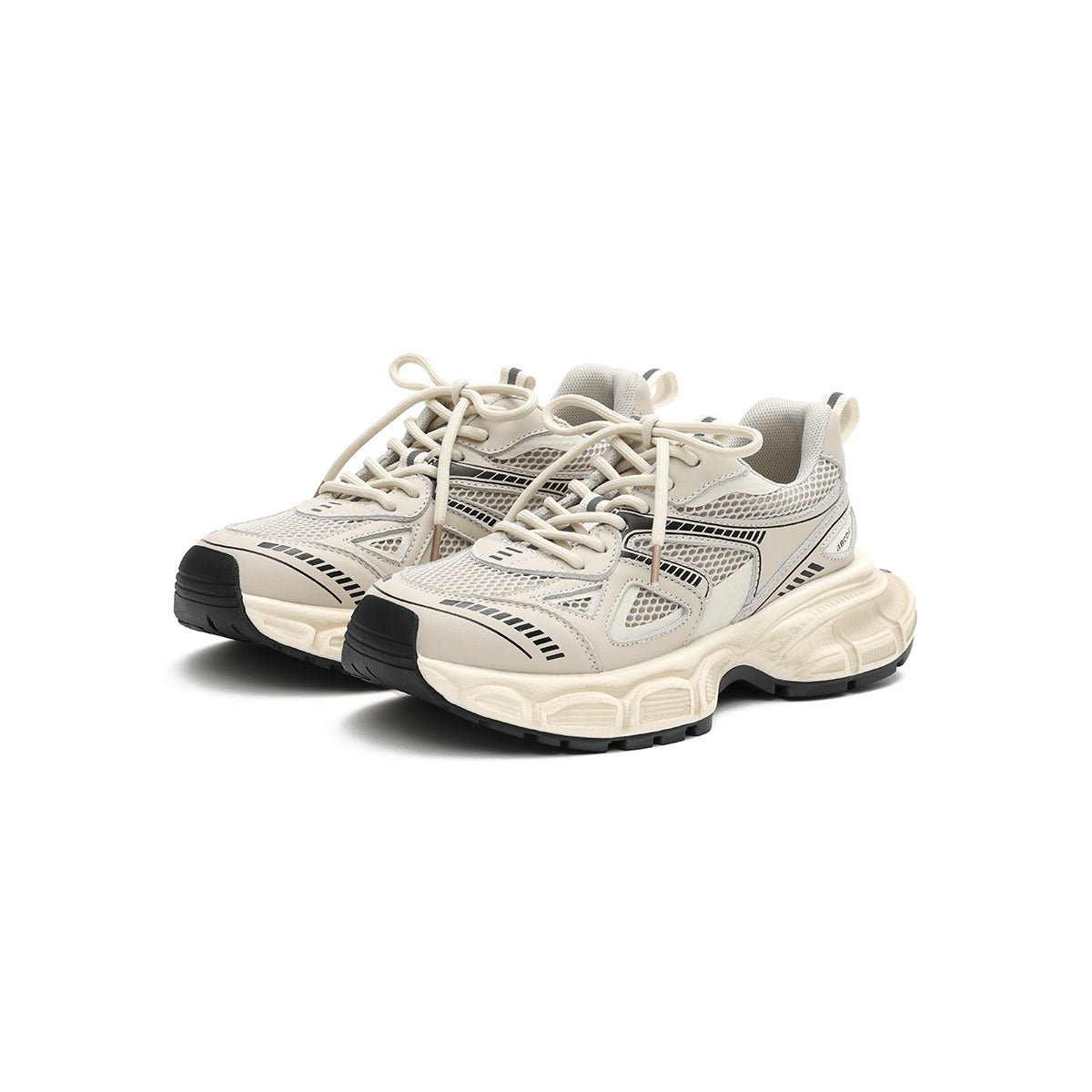 Women's Chunky Streetstyle Platform Sneakers – Technical Mesh-1