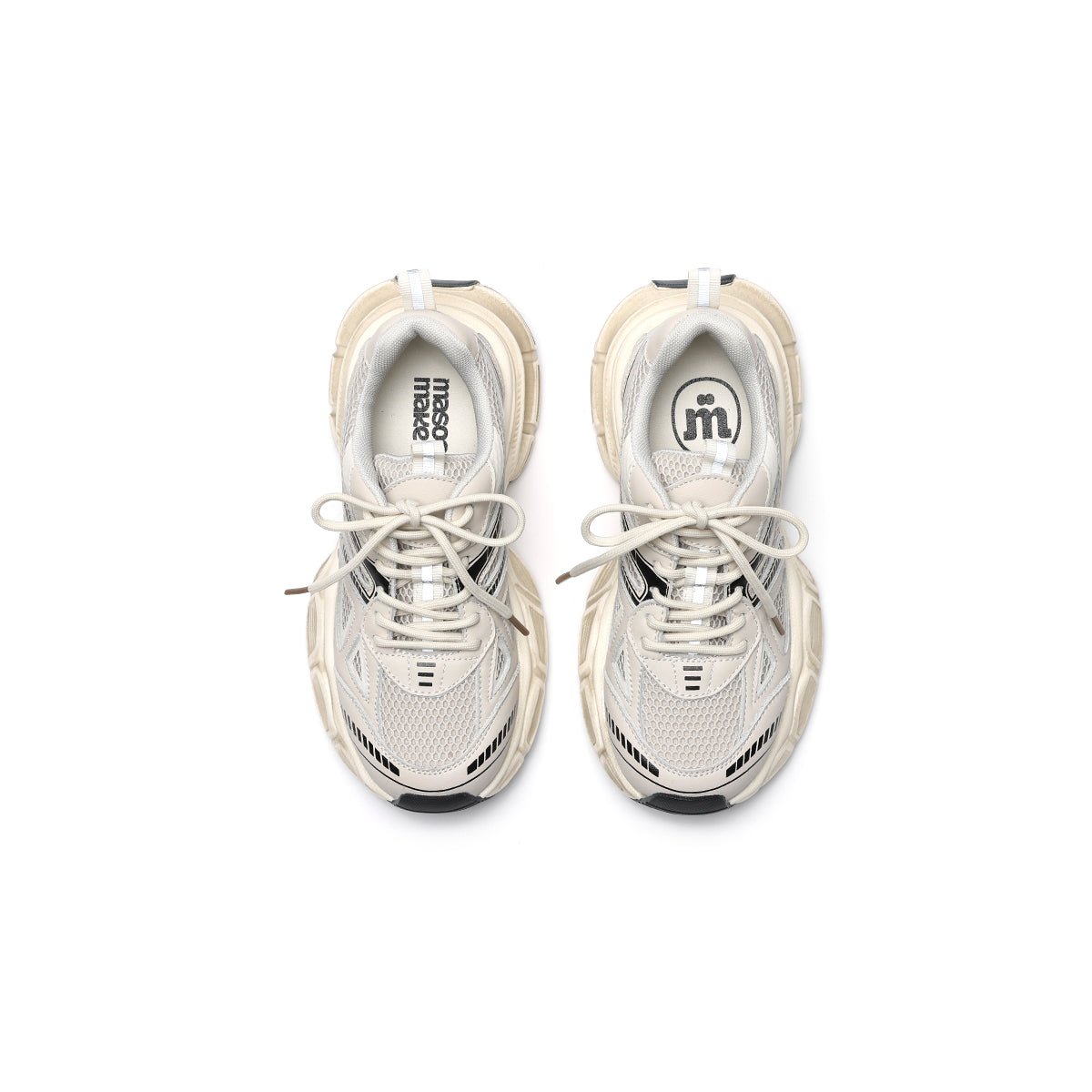 Women's Chunky Streetstyle Platform Sneakers – Technical Mesh-2