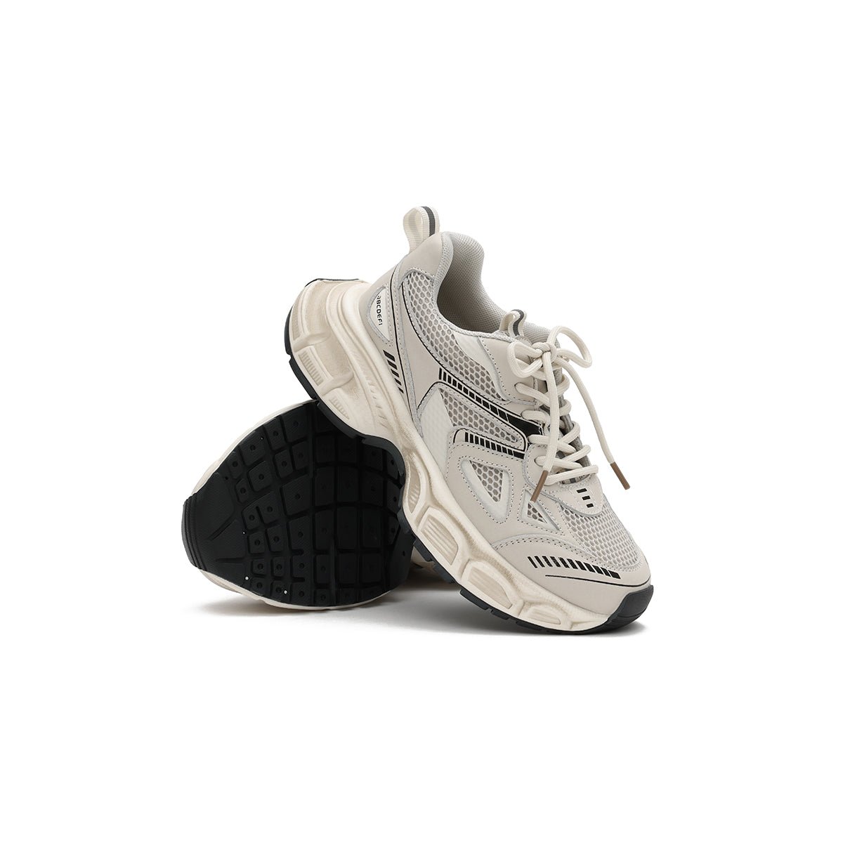 Women's Chunky Streetstyle Platform Sneakers – Technical Mesh-3