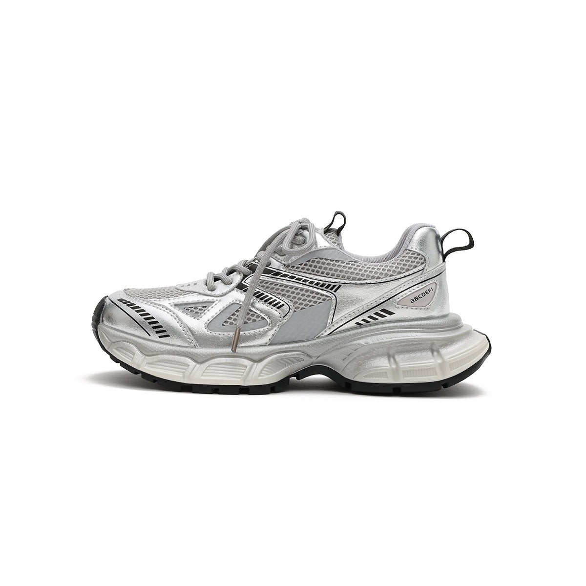 Women's Chunky Streetstyle Platform Sneakers – Technical Mesh-5