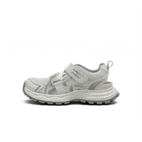 Women's Cutout Mesh Hybrid Sneaker Sandals – Velcro Chunky Platform Shoes-5