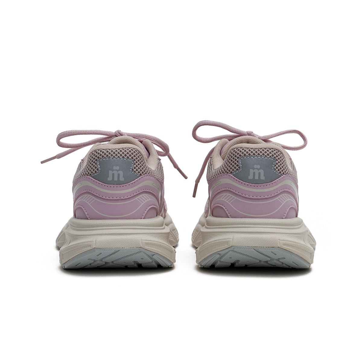 Women's Mesh Chunky Athletic Sneakers – Lavender Platform Trainers-3